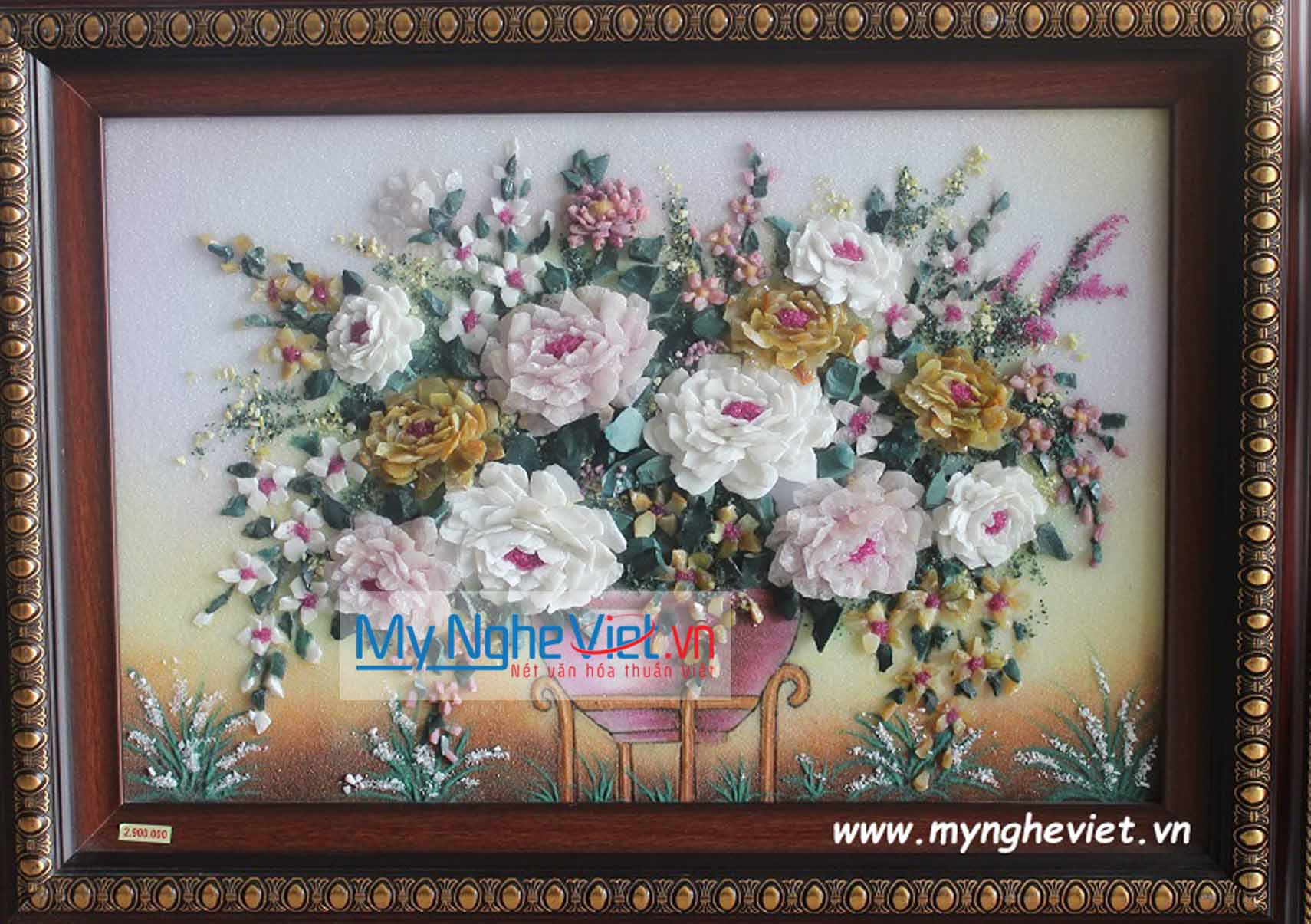 Tranh đá quý hoa xếp đá MNV-TD0646 (Hết hàng)