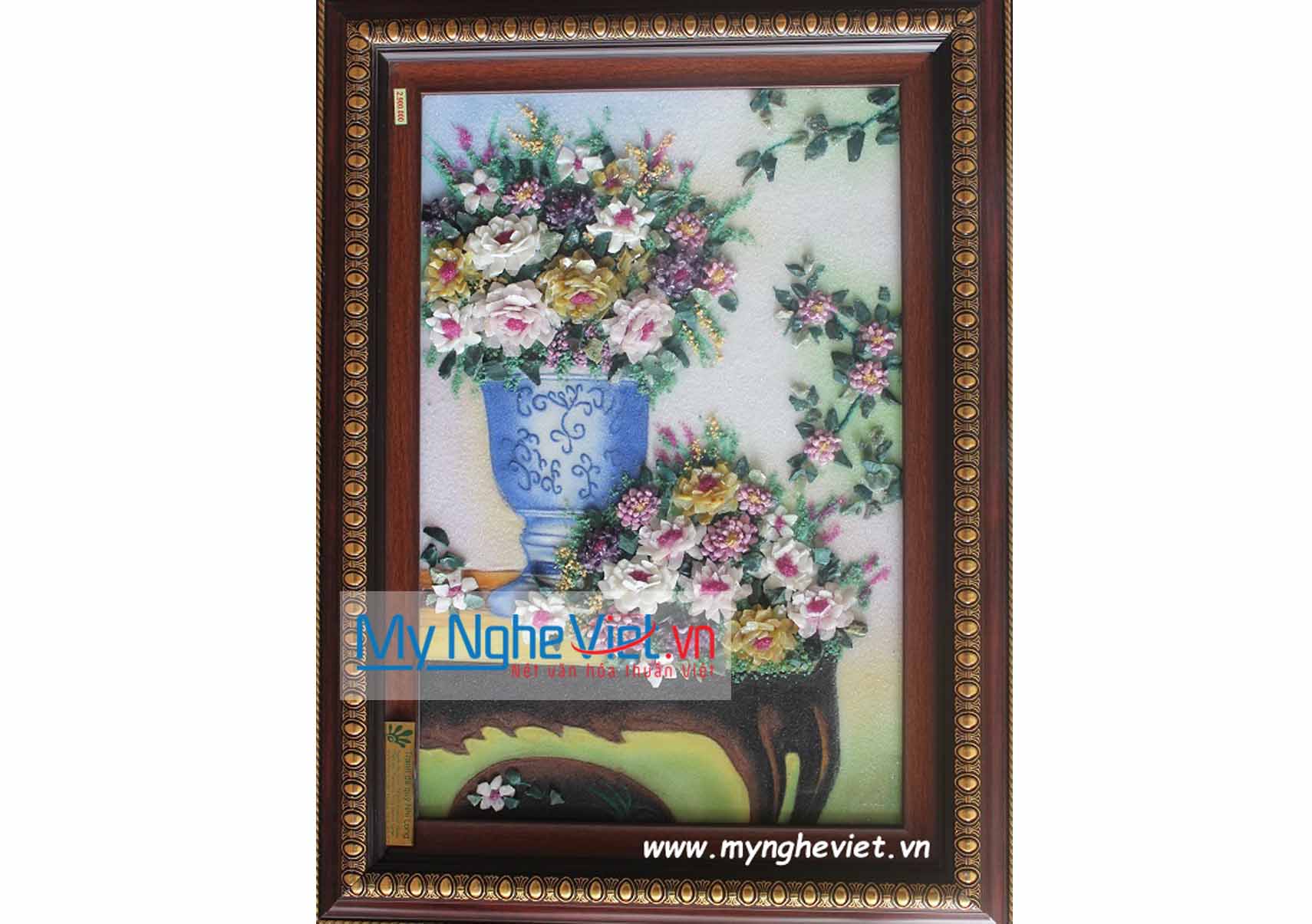 Tranh đá quý hoa xếp đá MNV-TD0737