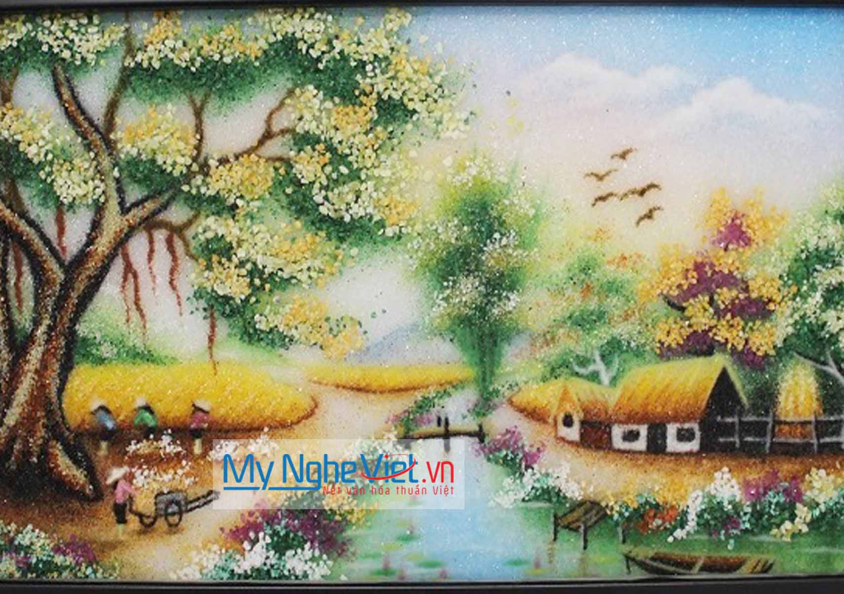 Tranh đá làng quê Vn MNV-TRANHNHO