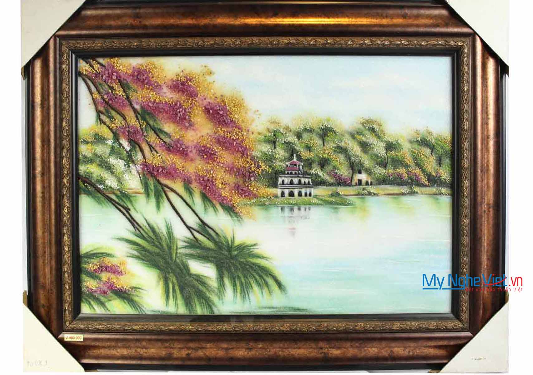 Tranh đá quý Hồ Gươm MNV-TD0859