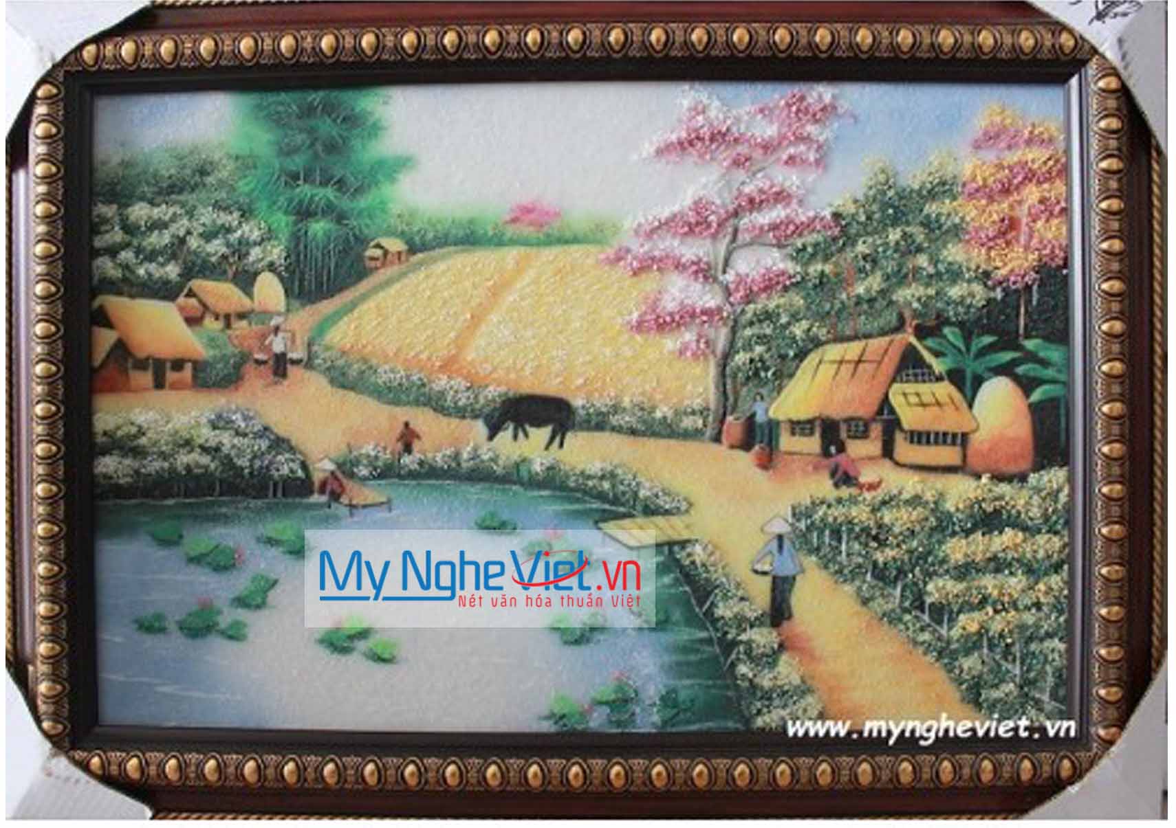 Tranh đá quý ngày mùa MNV-TD0702