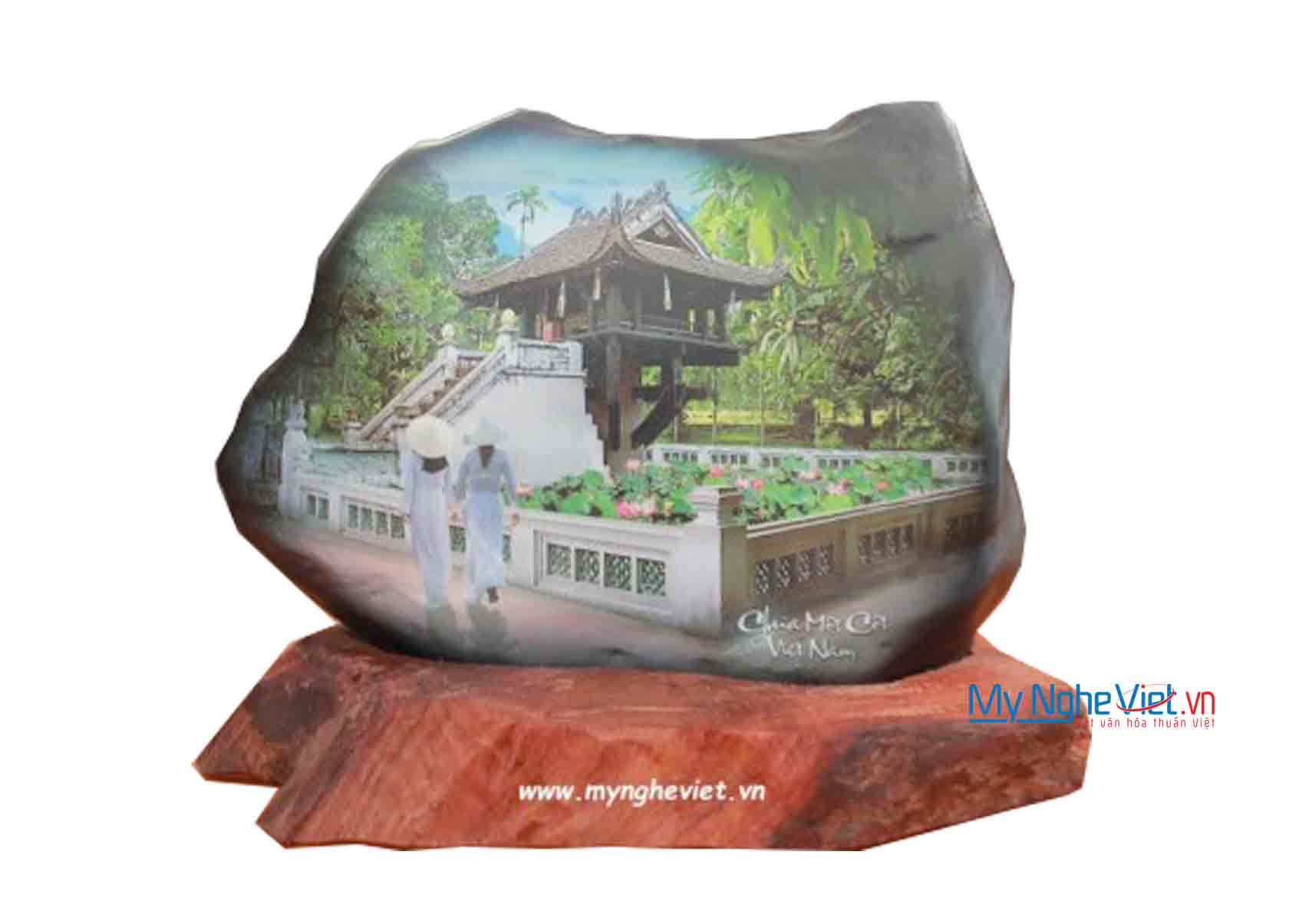 Tượng đá để bàn in hình MNV-NB05