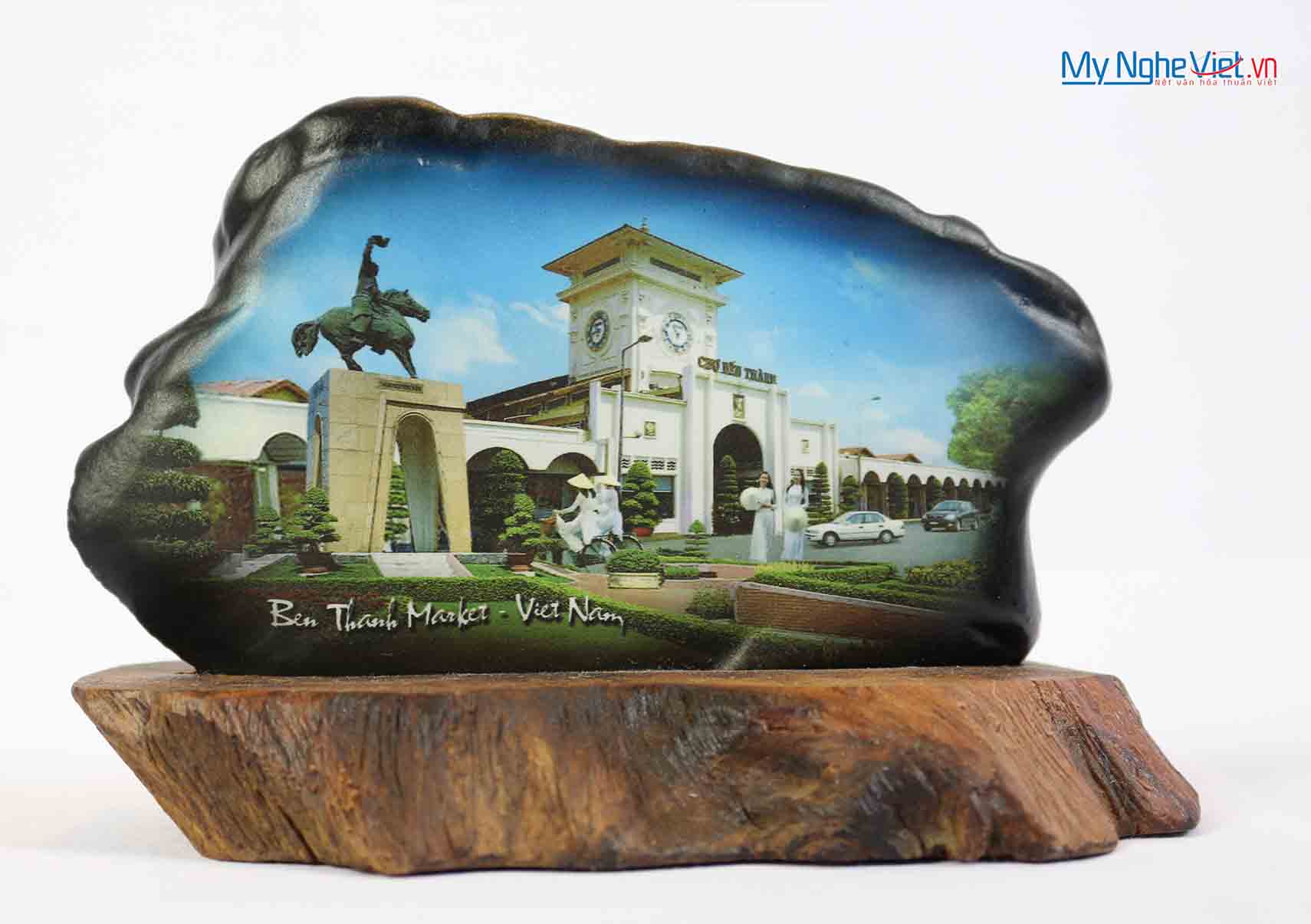 Tượng đá để bàn in hình MNV-NB15